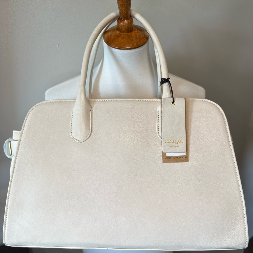 Margot Elegant‎ Cream Satchel